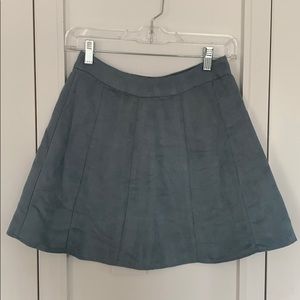 BCBG suede mini skirt